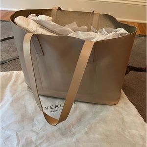 Everlane leather bag - dusty rose (light pink)